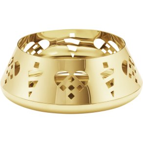 Georg Jensen Stumpenkerzenhalter 2025 H4 cm, Vergoldet