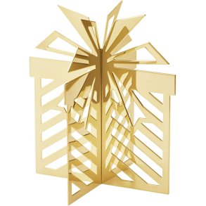 Georg Jensen Weihnachtsgeschenk 2025 H9,5 cm, Vergoldet