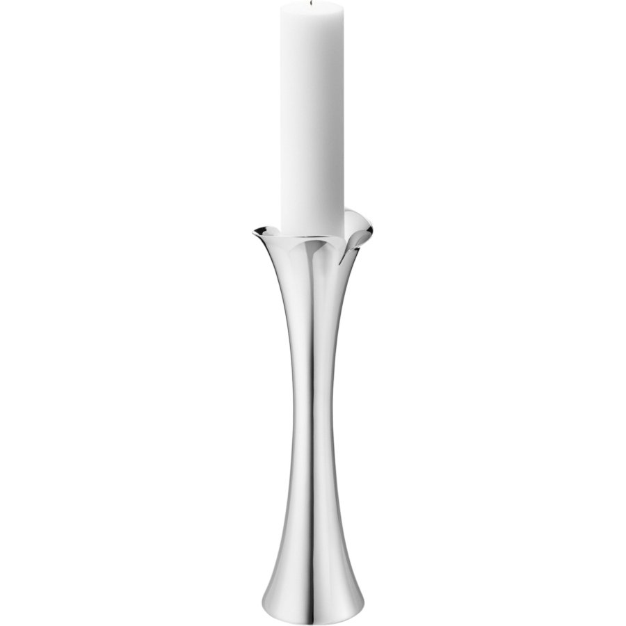 Georg Jensen Bloom Botanica Bodenkerzenhalter H40 cm, Blankstahl