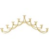Georg Jensen Harmony Menorah-lysestage H14,2 cm, Guldbelagt