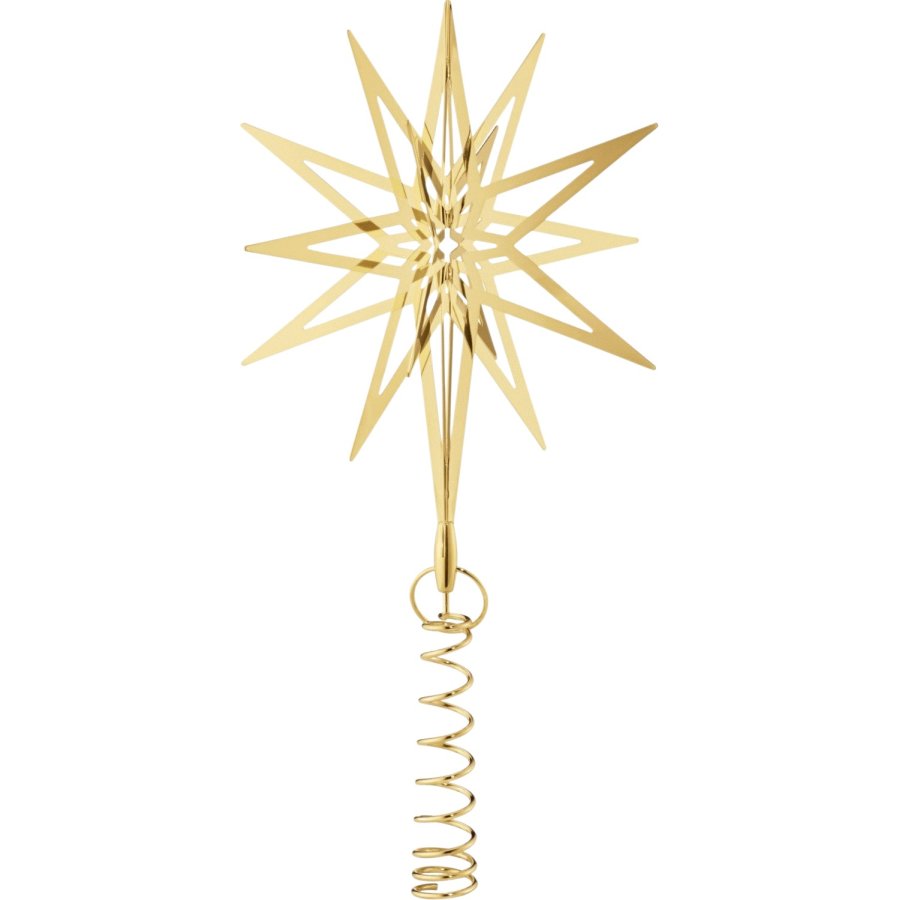 Georg Jensen Topstjerne 17,7 cm, Guldbelagt