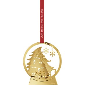 Georg Jensen Juleuro Snekugle 2025, Guldbelagt