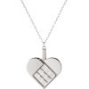 Georg Jensen Weihnachtsherz 4,8 cm, Palladium