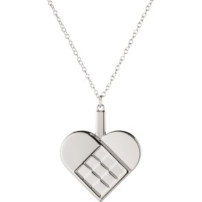 Georg Jensen Weihnachtsherz 2025 4,8 cm, Palladium