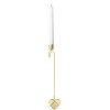 Georg Jensen Lyseholder Julehjerte 2025 H17,7 cm, Guldbelagt