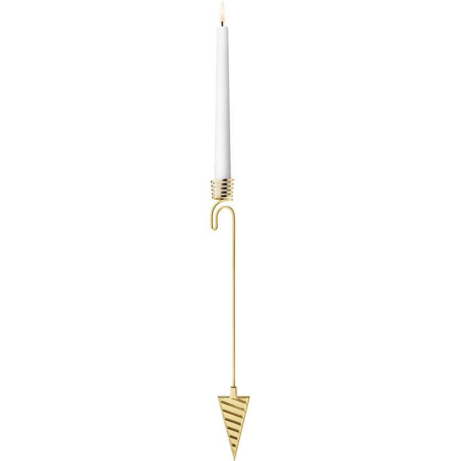 Georg Jensen Lyseholder Krmmerhus 2025 H19,3 cm, Guldbelagt