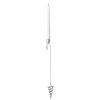Georg Jensen Lyseholder Krmmerhus 2025 H19,3 cm, Palladium