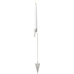 Georg Jensen Kerzenhalter Weihnachtstte 2025 H19,3 cm, Palladium