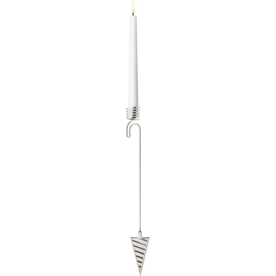 Georg Jensen Lyseholder Krmmerhus 2025 H19,3 cm, Palladium
