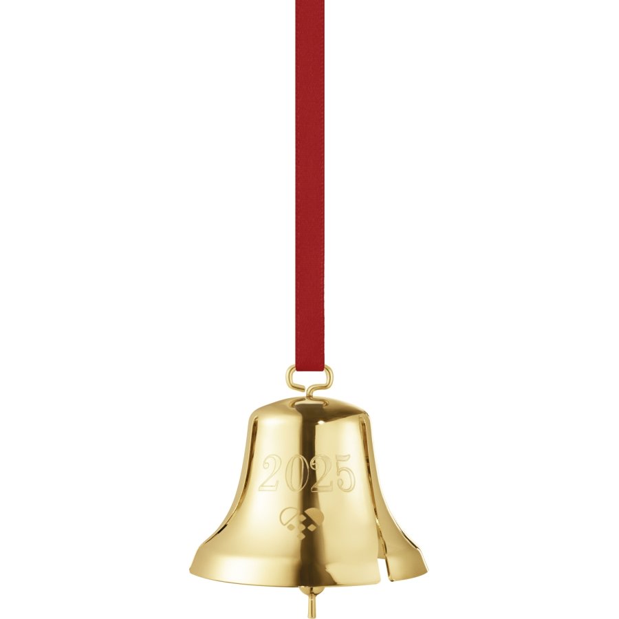Georg Jensen Juleklokke 2025 H5,2 cm, Guldbelagt