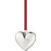 Georg Jensen Julehjerte 5,6 cm, Palladium