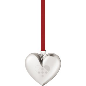 Georg Jensen Weihnachtsherz 2025 5,6 cm, Palladium