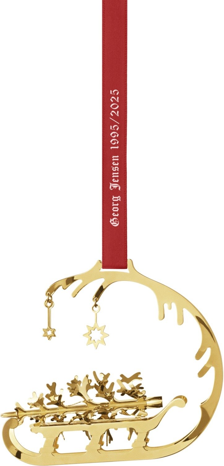 Georg Jensen Jubilumsuro Slde 1995/2025, Guldbelagt