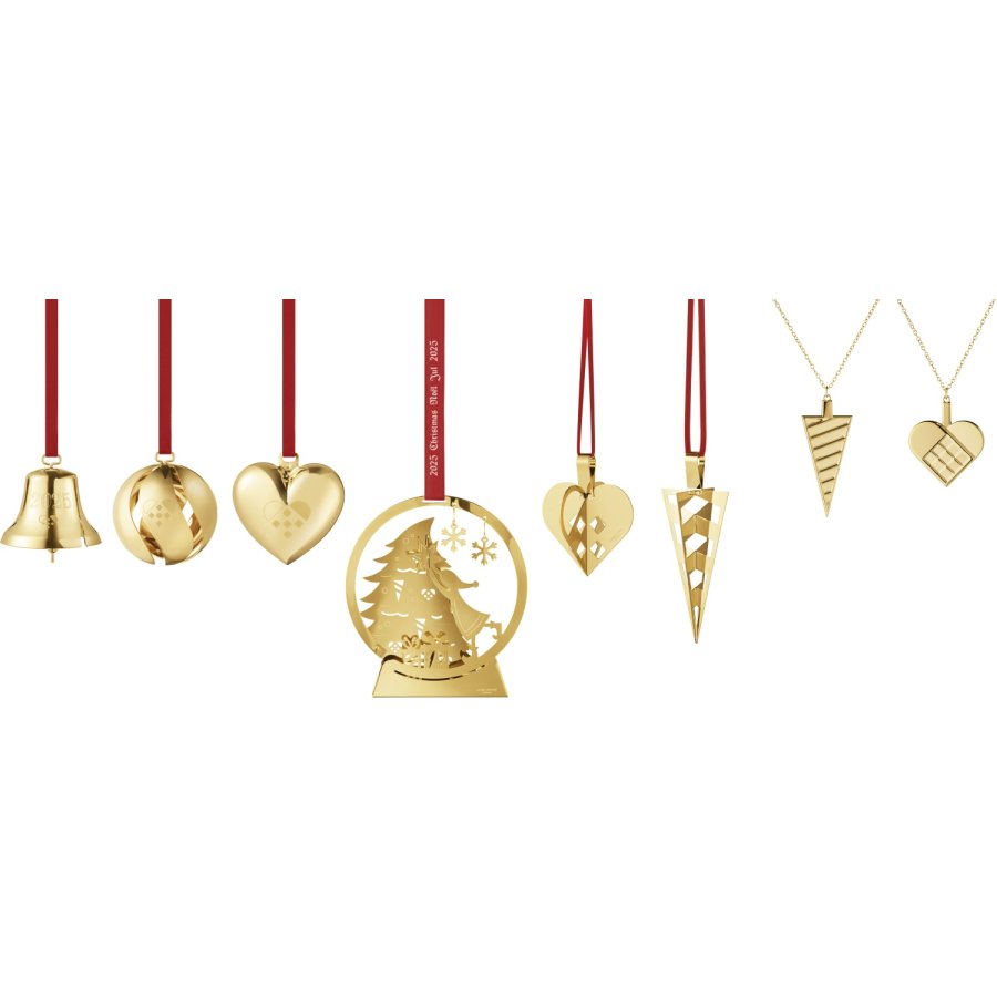 Georg Jensen Gavest 2025 8 stk, Guldbelagt