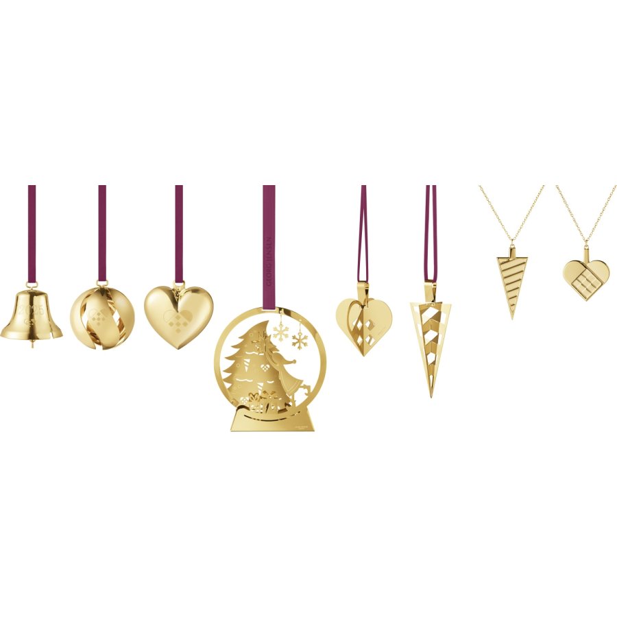 Georg Jensen Gavest 2025 8 stk, Guldbelagt