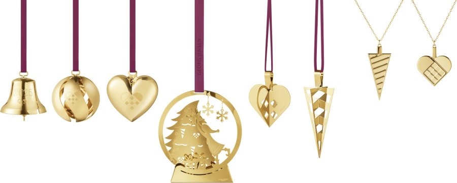 Georg Jensen Gavest 2025 8 stk, Guldbelagt