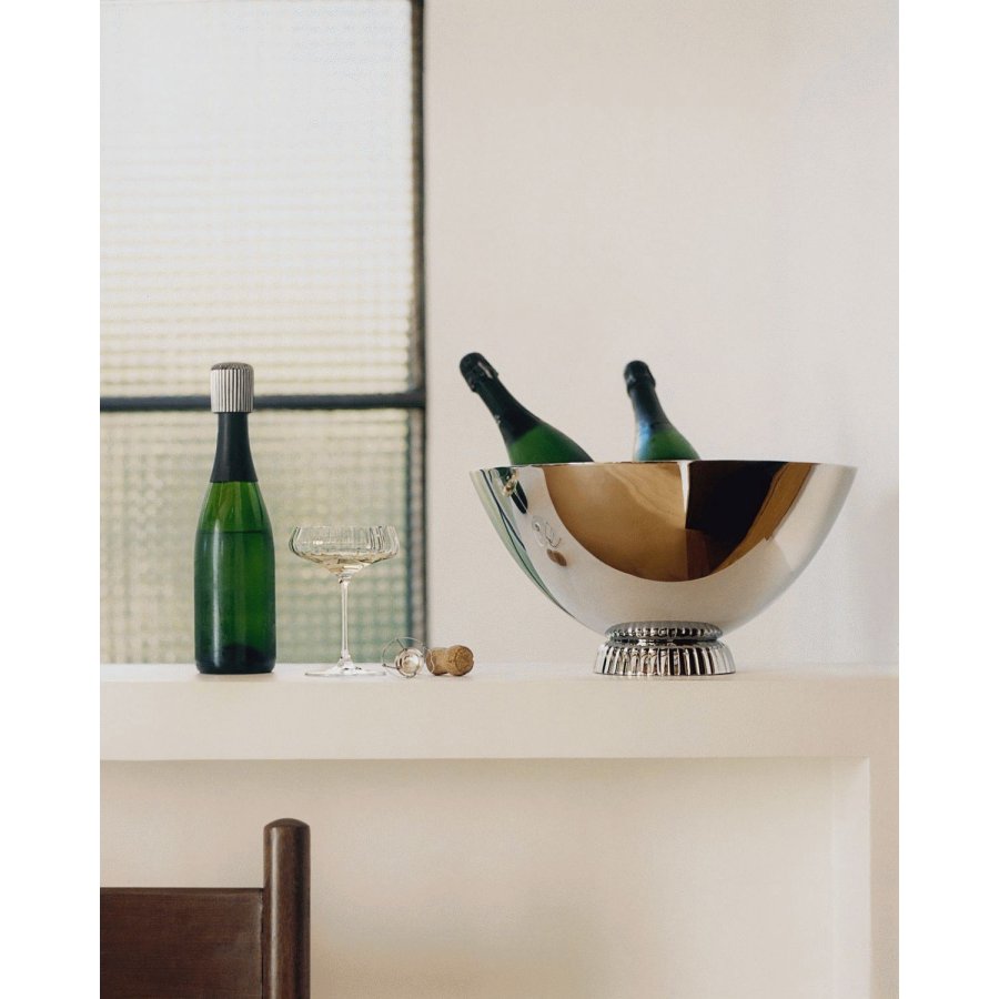 Georg Jensen Bernadotte Champagnek�ler H20,7 cm, Blankt St�l