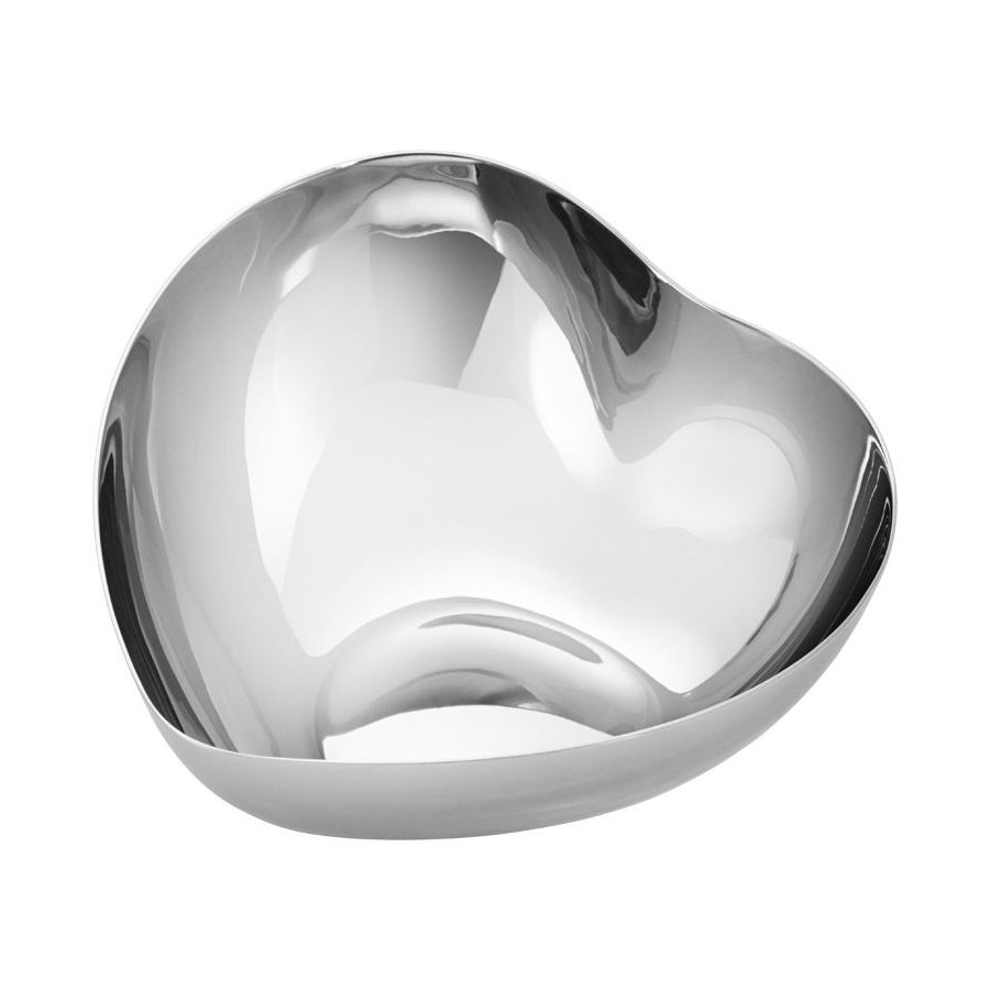 Georg Jensen Heart Sk�l 11,7 cm, Blankt St�l