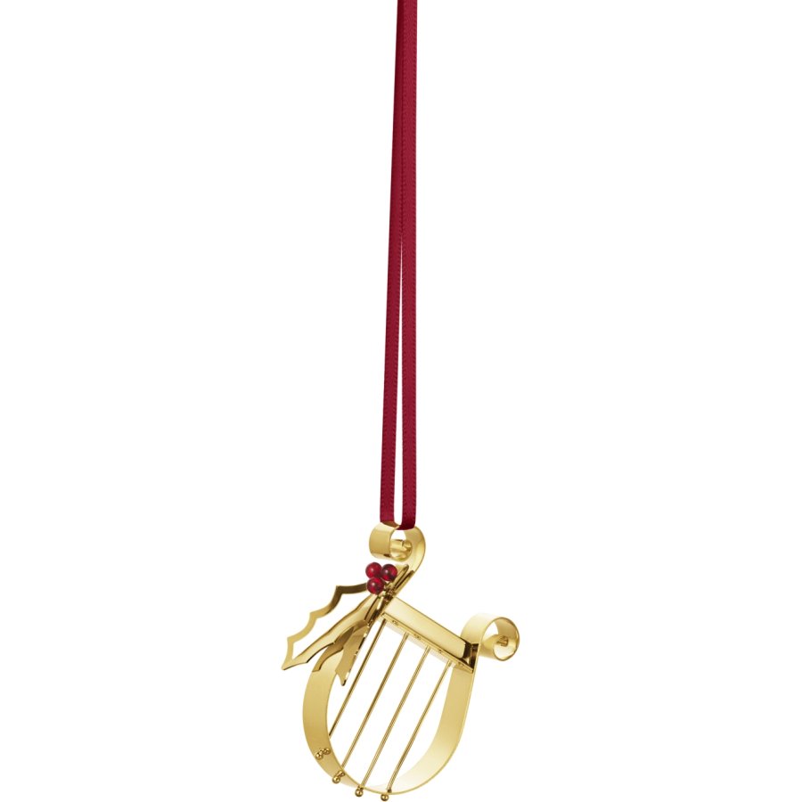 Georg Jensen Harpe 2026 H5,7 cm, Guldbelagt