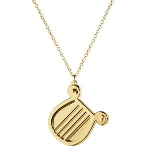 Georg Jensen Ornament Harpe 2026 H4 cm, Guldbelagt