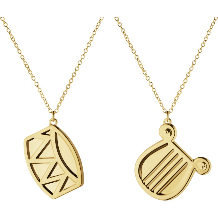Georg Jensen Ornaments�t Tromme/Harpe 2026, Guldbelagt