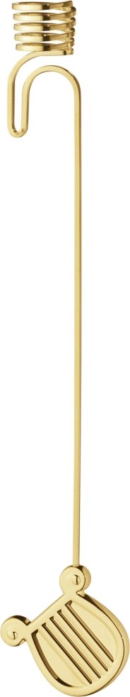 Georg Jensen Lyseholder Harpe 2026 H17,5 cm, Guldbelagt