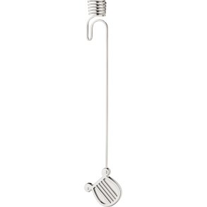 Georg Jensen Lyseholder Harpe 2026 H17,5 cm, Palladium