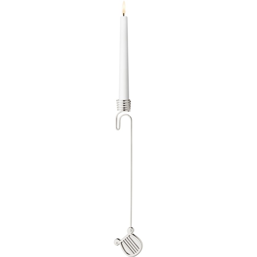 Georg Jensen Lyseholder Harpe 2026 H17,5 cm, Palladium