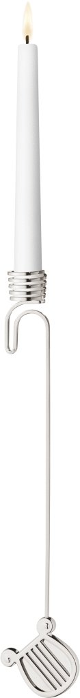 Georg Jensen Lyseholder Harpe 2026 H17,5 cm, Palladium
