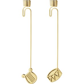 Georg Jensen Lyseholders�t Tromme/Harpe 2026, Guldbelagt