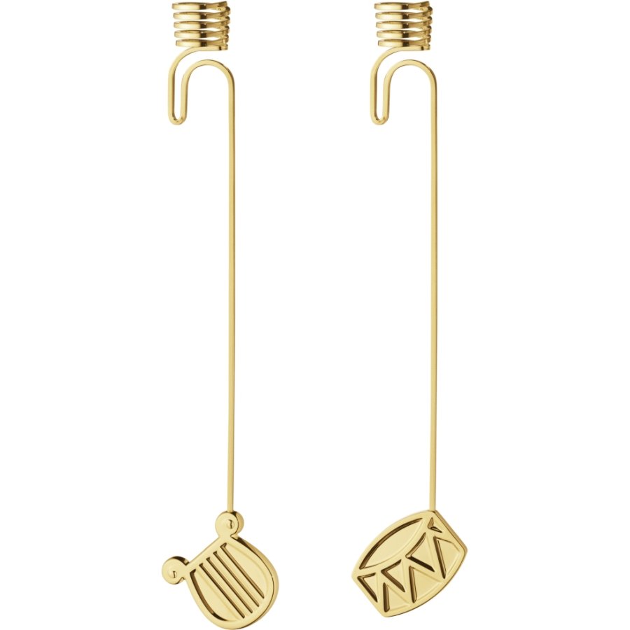 Georg Jensen Lyseholders�t Tromme/Harpe 2026, Guldbelagt
