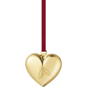 Georg Jensen Julehjerte 2026 H5,6 cm, Guldbelagt