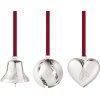 Georg Jensen Gaves�t m. Klokke, Kugle og Hjerte 2026, Palladium