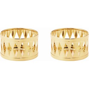 Georg Jensen Fyrfadsstage �6,2 cm, Guldbelagt