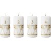 Georg Jensen Adventslys 4 stk �6/H12,5 cm, Guld