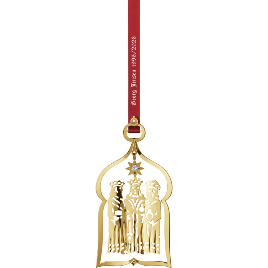 Georg Jensen Jubil�umsuro De Tre Vise M�nd 1996/2026, Guldbelagt
