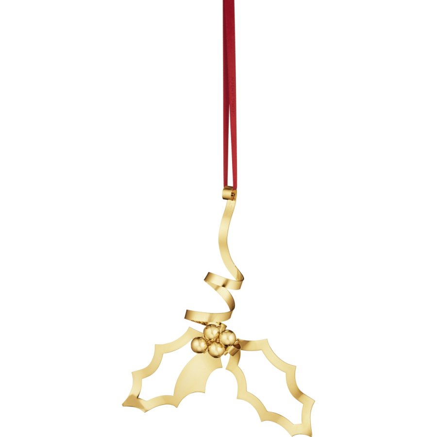 Georg Jensen Bordornament 17,4 cm, Guldbelagt