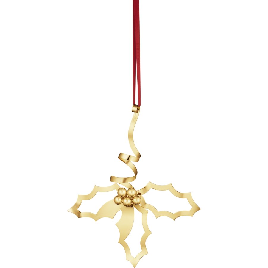 Georg Jensen Bordornament 19,9 cm, Guldbelagt