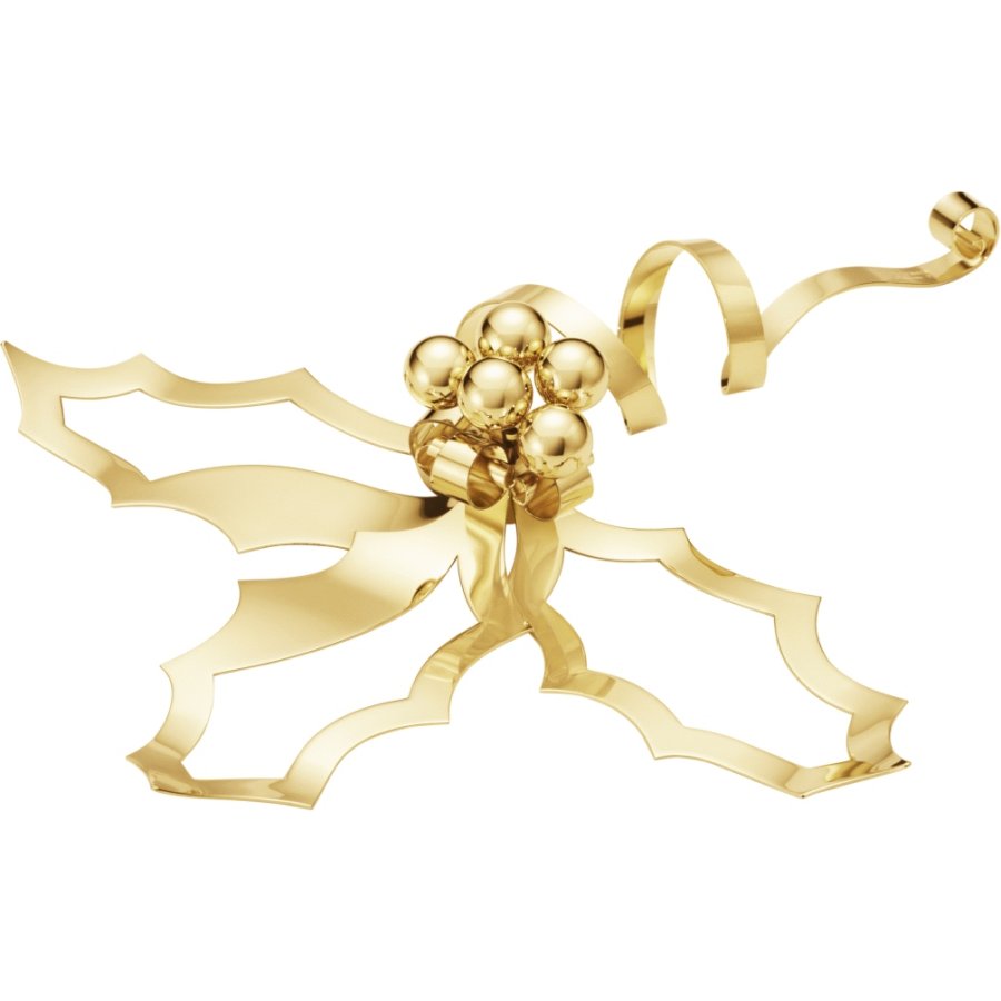 Georg Jensen Bordornament 19,9 cm, Guldbelagt
