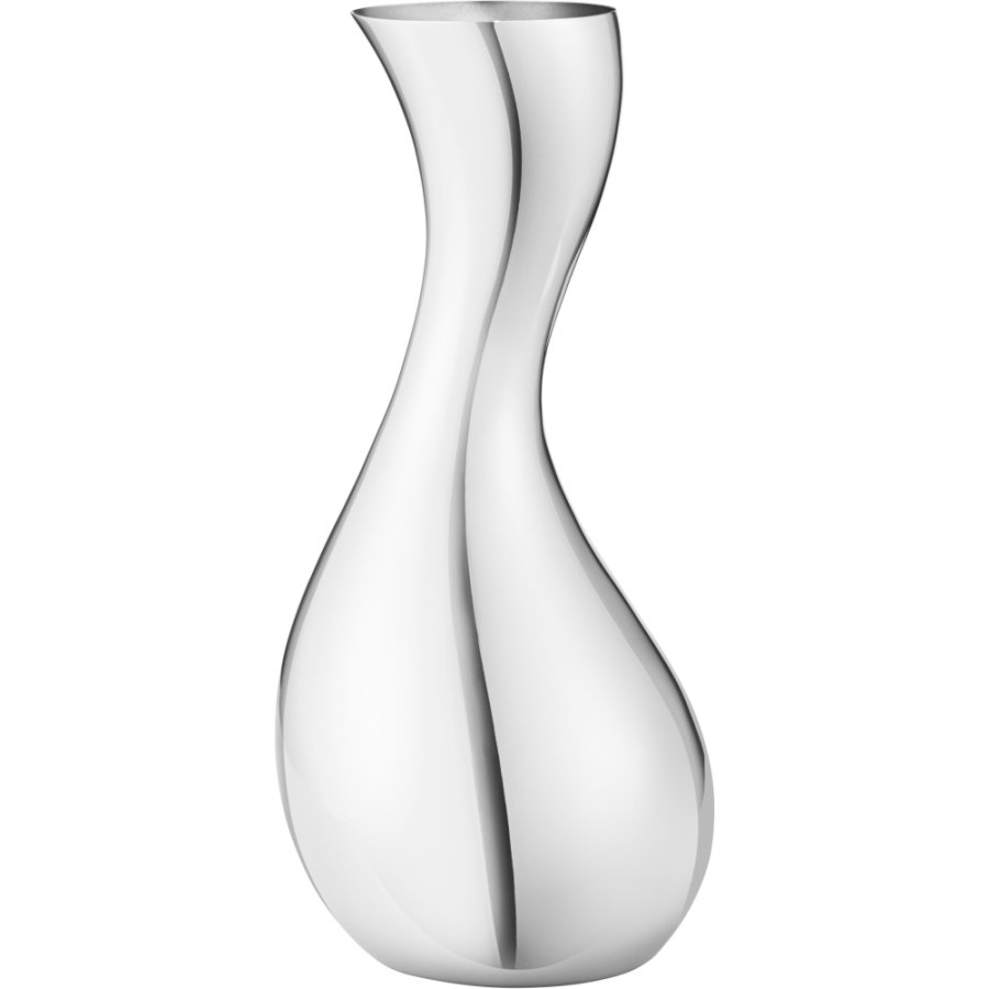 Georg Jensen Cobra Vase H17 cm, Blankt St�l
