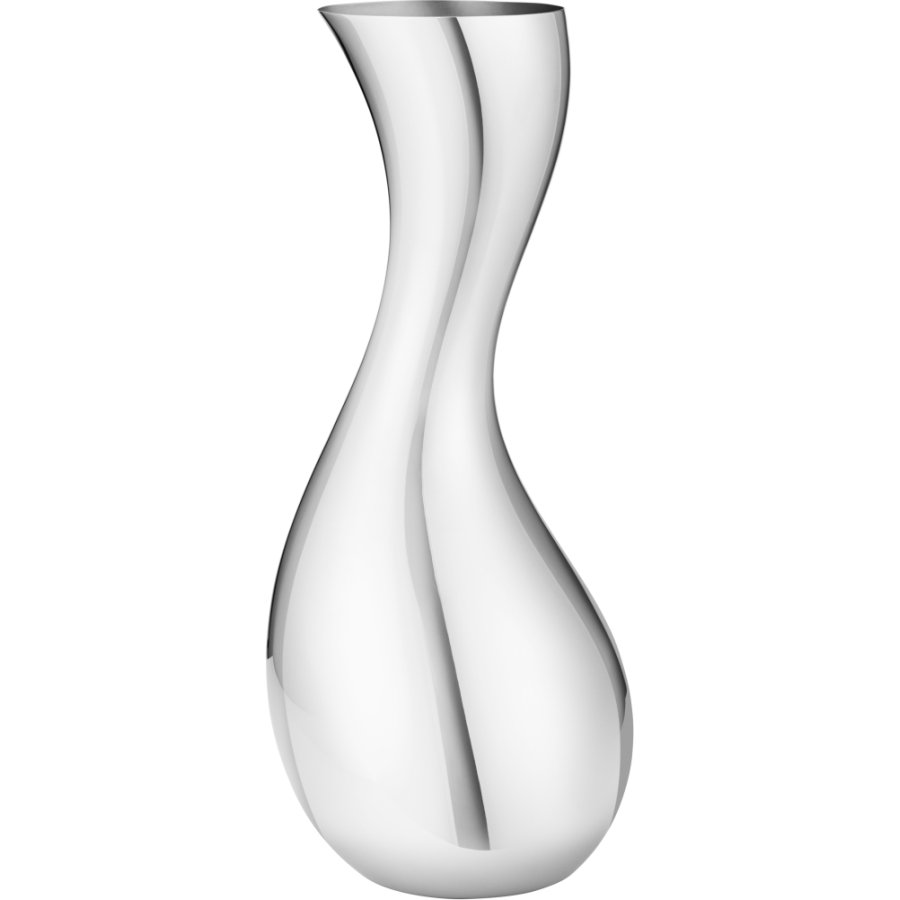 Georg Jensen Cobra Vase H33 cm, Blankt St�l