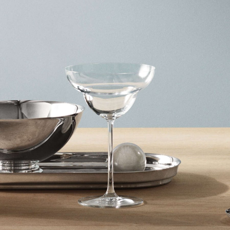 Georg Jensen Manhattan Bakke 40X30cm, Blankt stl