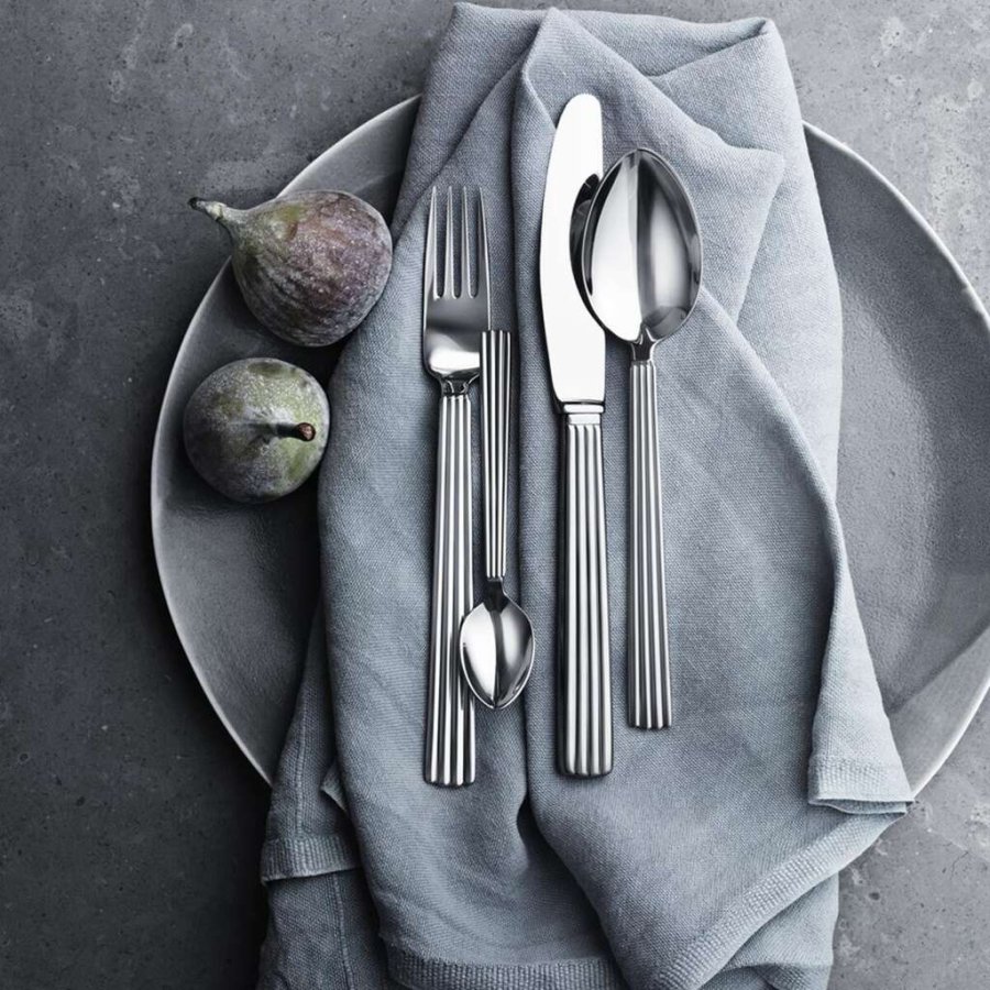 Georg Jensen Bernadotte Spisekniv Grill 21,8cm, Blankt stl