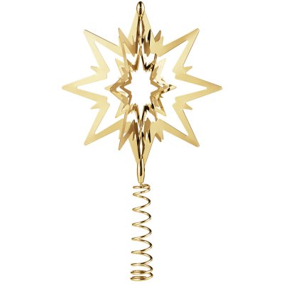 Georg Jensen Topstjerne 16,8 cm, Guldbelagt