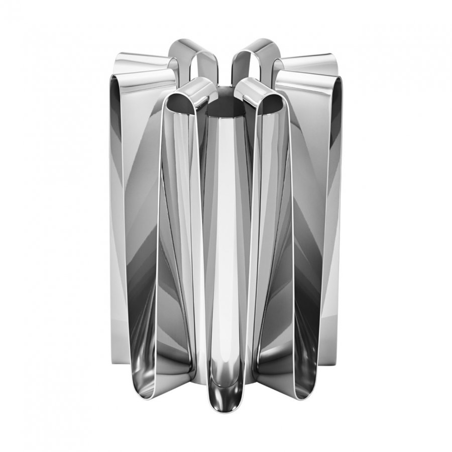 Georg Jensen Frequency Vase 22 cm, Blankt Stl