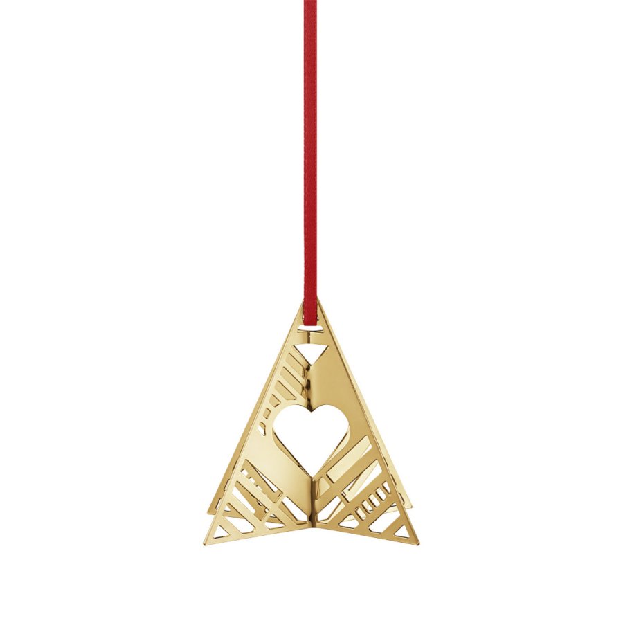 Georg Jensen Ornament Juletr� 2019, Guldbelagt