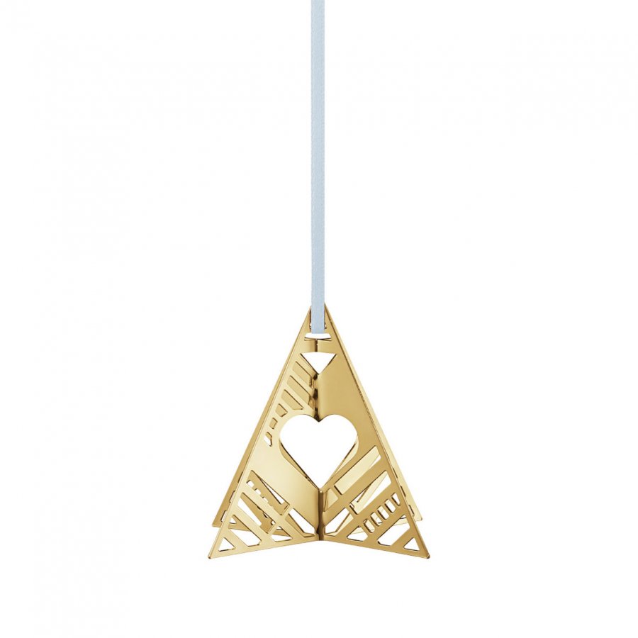 Georg Jensen Ornament Juletr� 2019, Guldbelagt