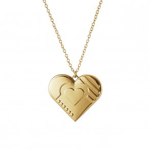 Georg Jensen Ornament Hjerte 2019, Guldbelagt
