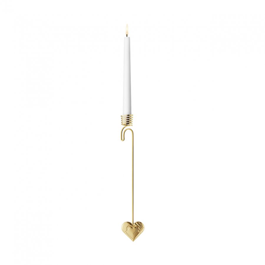Georg Jensen Hjerte Lyseholder 2019, Guldbelagt