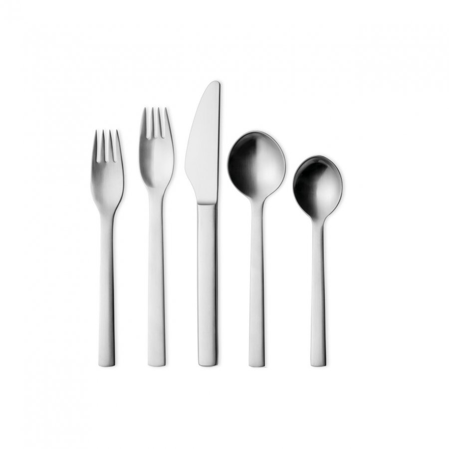 Georg Jensen New York Bestiks�t 5 dele, Mat st�l